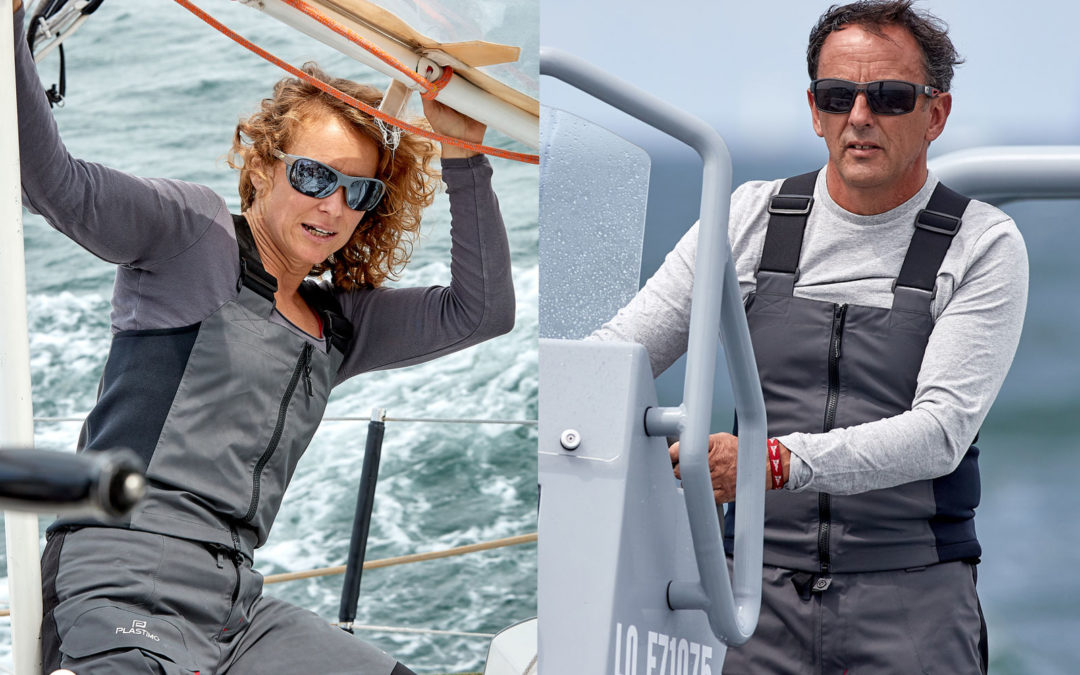 Isabelle et Alain Gautier jouent les mannequins pour présenter la nouvelle collection de Plastimo